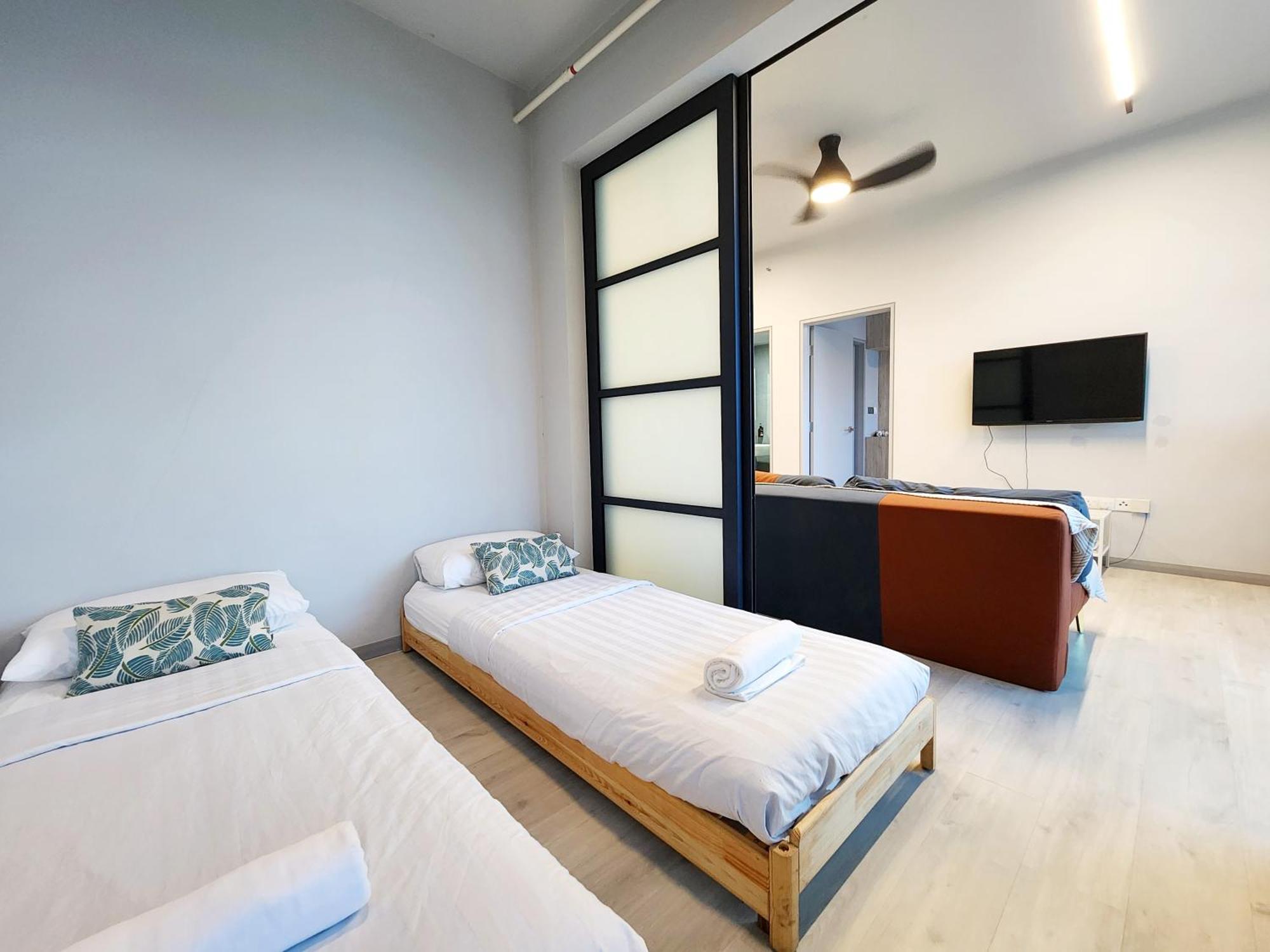 Jesselton Quay Kota Kinabalu City Centre By Lw Suites Zimmer foto